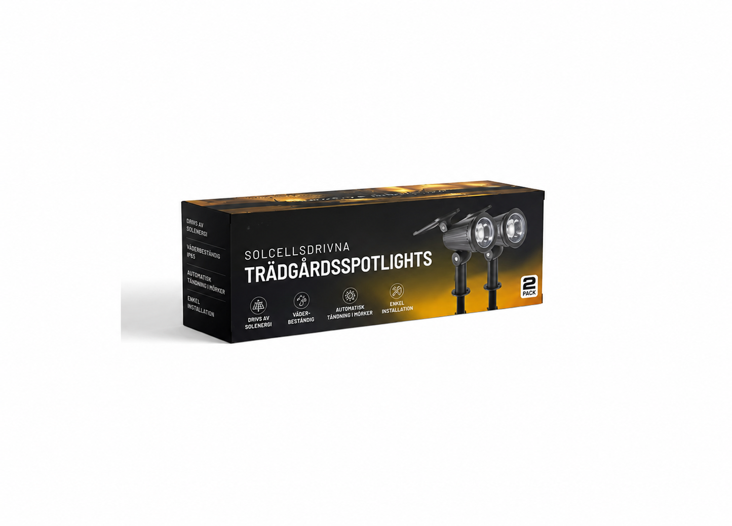 NordBeam – Solcellsspotlight för Trädgården