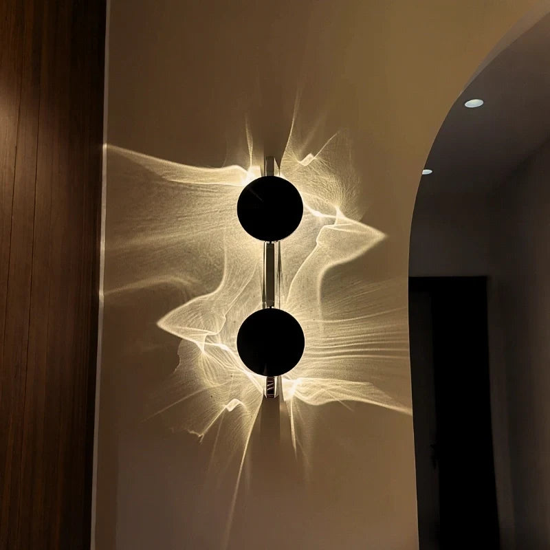 Våg - Vägglampa med Ljusspel