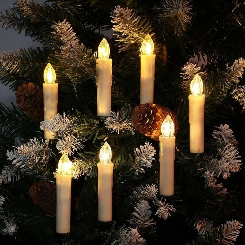 Advent - Sladdlösa Klämljus för Granen