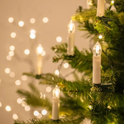 Advent - Sladdlösa Klämljus för Granen