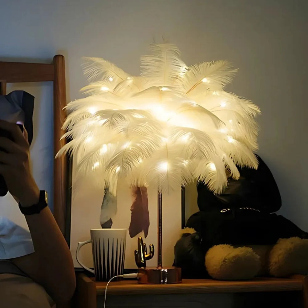 Fjäder - Bordslampa