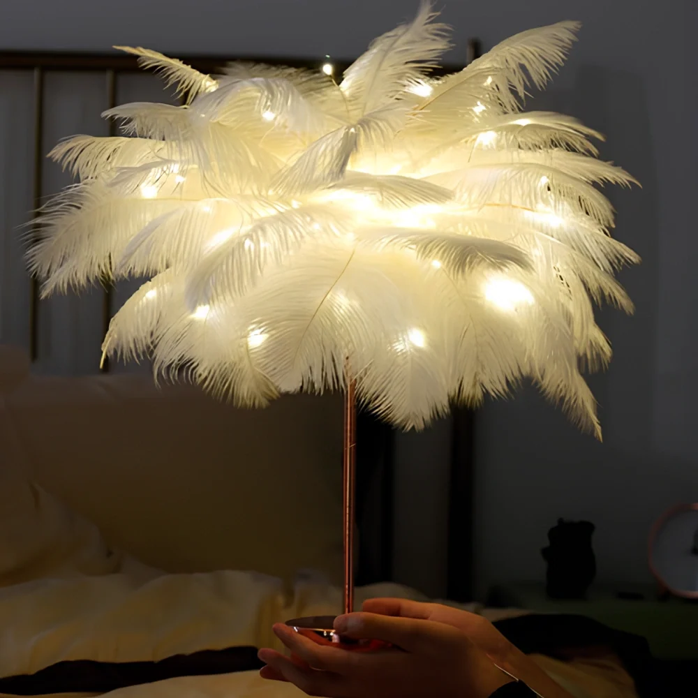 Fjäder - Bordslampa