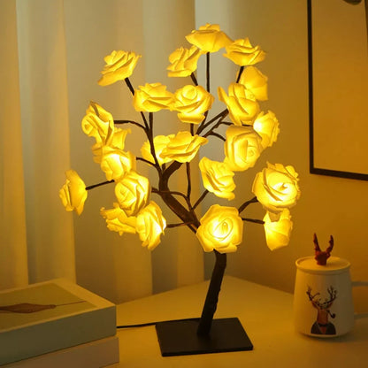 Rosträd - Bordslampa