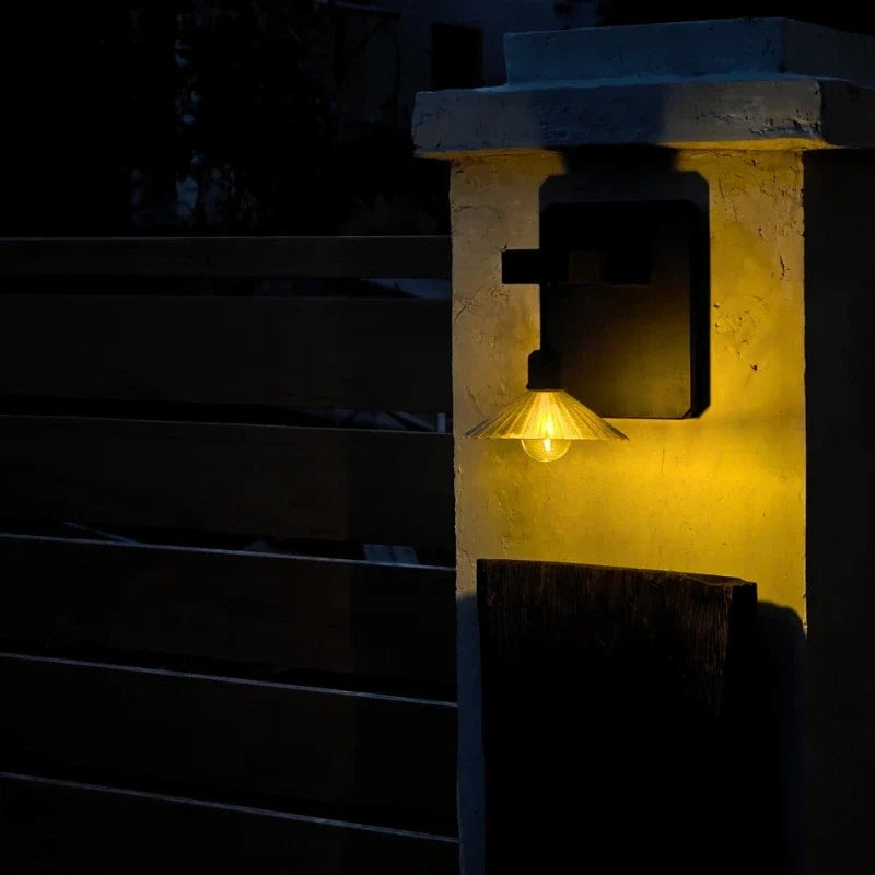 NordLys - Solvägglampa