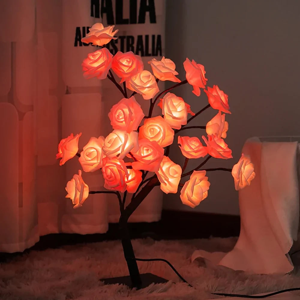 Rosträd - Bordslampa
