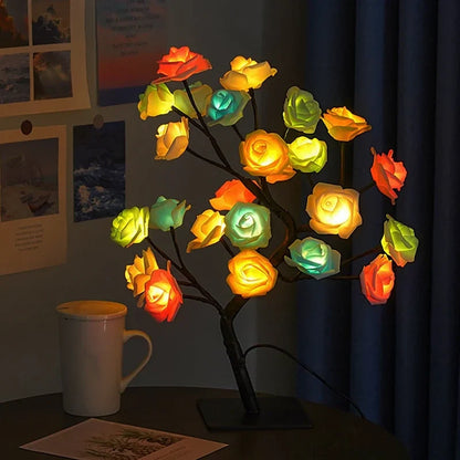 Rosträd - Bordslampa