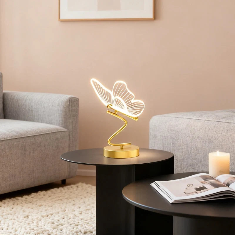 Fjäril - Bordslampa i Akryl