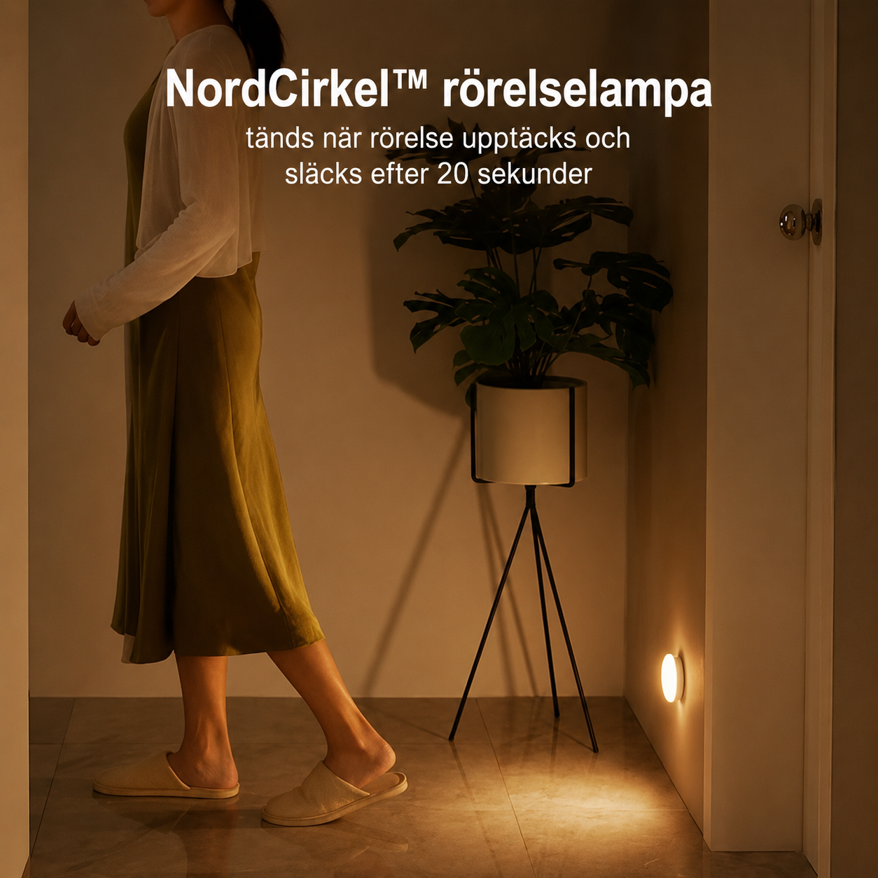 NordCirkel - Rörelselampa
