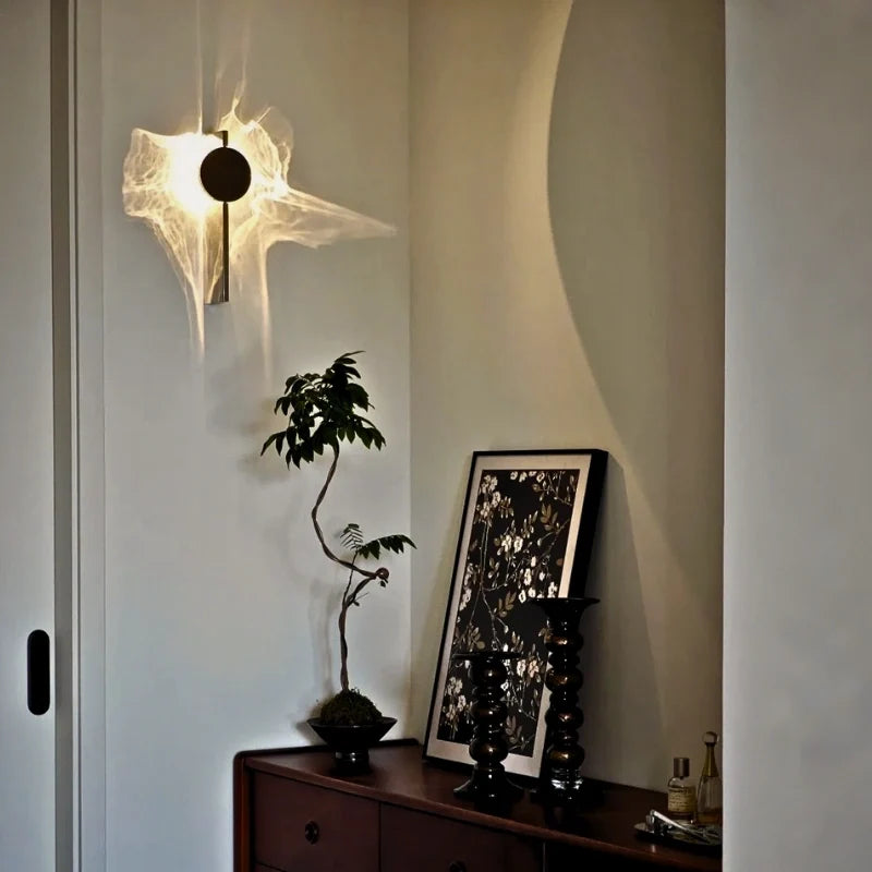 Våg - Vägglampa med Ljusspel