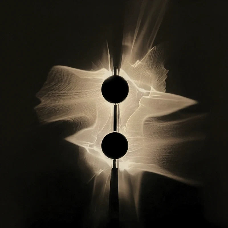 Våg - Vägglampa med Ljusspel