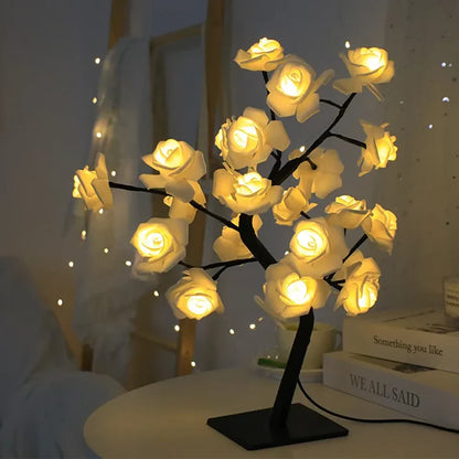 Rosträd - Bordslampa