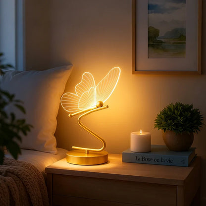 Fjäril - Bordslampa i Akryl