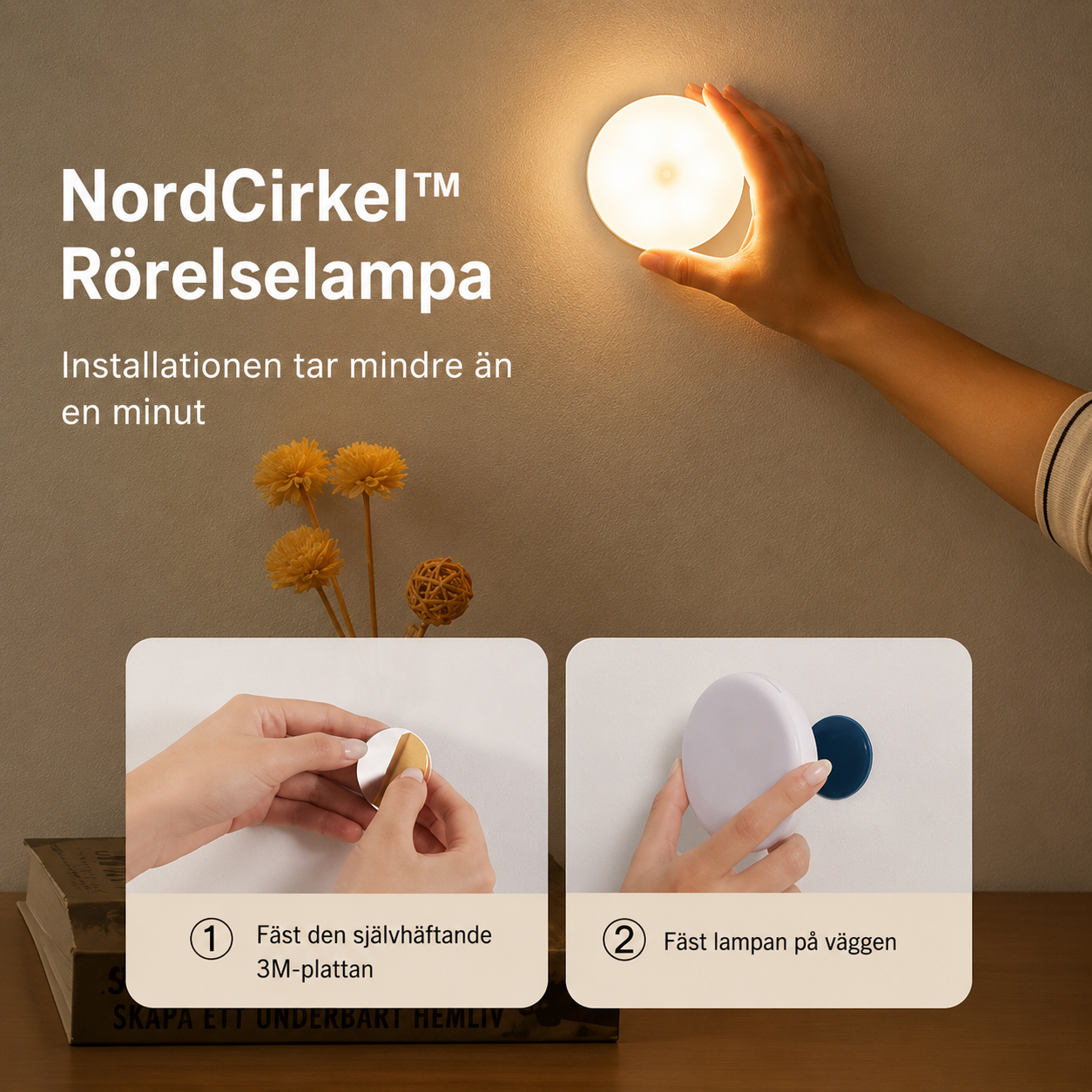 NordCirkel - Rörelselampa