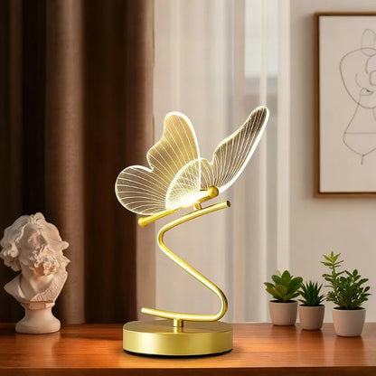 Fjäril - Bordslampa i Akryl