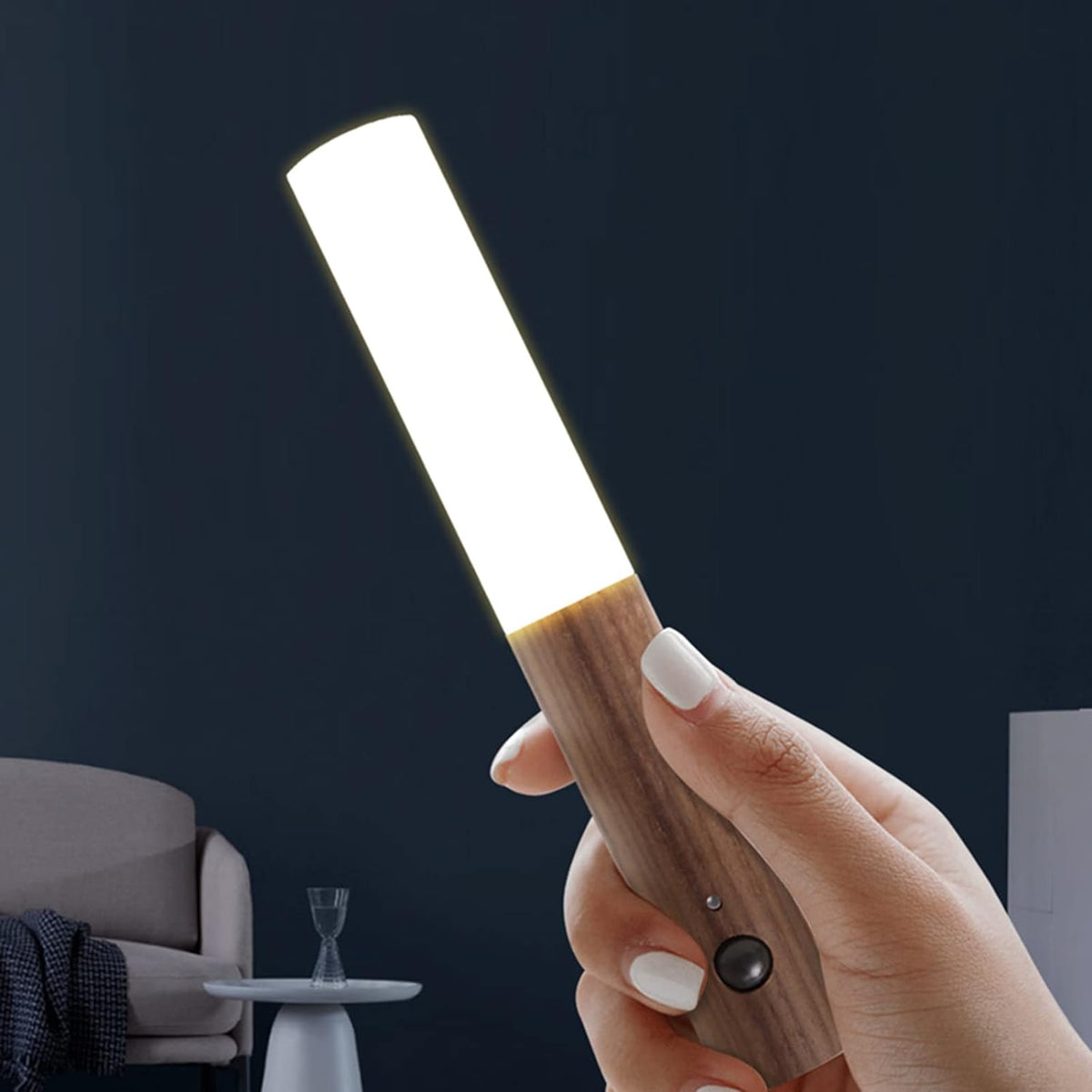Fackla - Sladdlös Lampa med Rörelsesensor