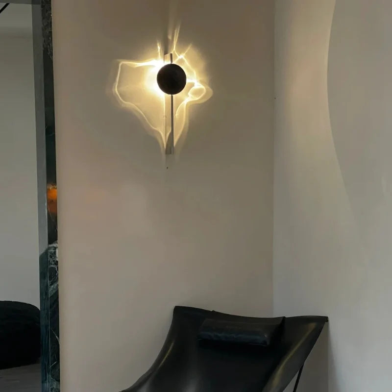 Våg - Vägglampa med Ljusspel