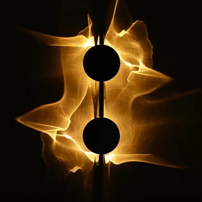 Våg - Vägglampa med Ljusspel