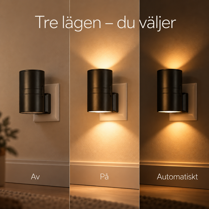 Glimt har tre lägen: av, på och automatiskt